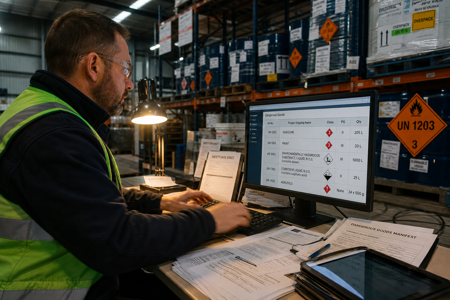 AI Classification of Dangerous Goods: ADG Code Compliance